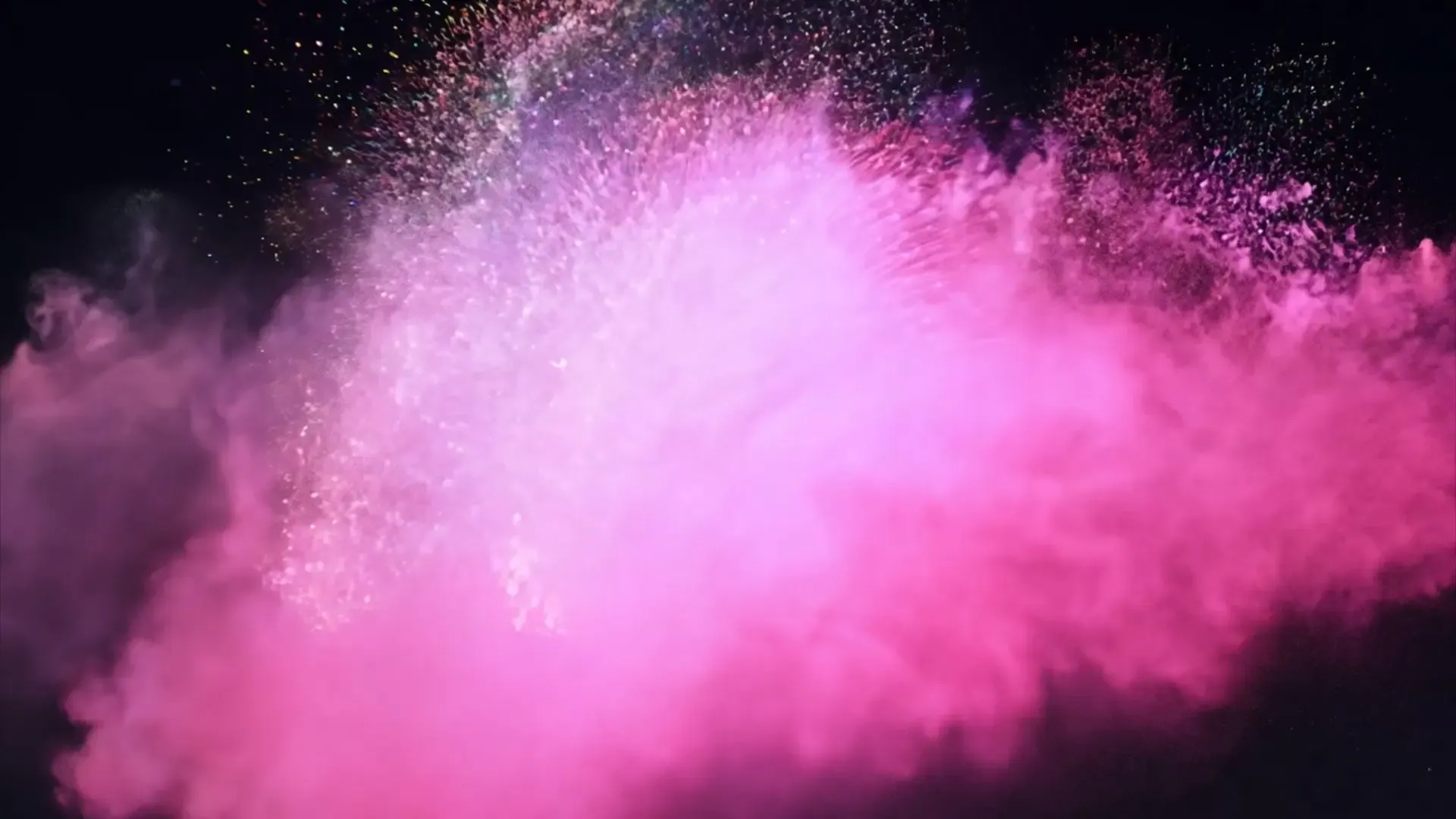 Vibrant Color Splash Video Transition